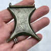 Copper and Silver Etched Tuareg Tcherot Amulet, Mauritania - Rita Okrent Collection (P873)