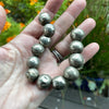 Reserved: Short Strands of 12 Hollow Round Silver Beads from Yemen - Rita Okrent Collection (ANT595)