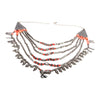 Yemeni Multi-Strand Silver Labbeh Wedding Necklace - Rita Okrent Collection (NE458)