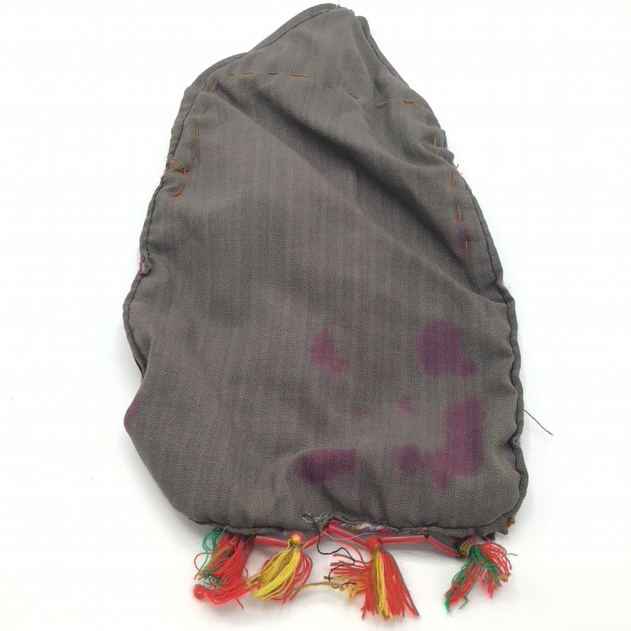 Traditional Bedouin Hand Embroidered Purse or Jewelry Bag, with Tassles - Rita Okrent Collection (AA289)
