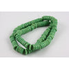 Green Sliced Prosser Beads
