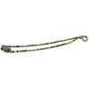 Ancient Egyptian Faience Necklace with Eye of Horus Amulet