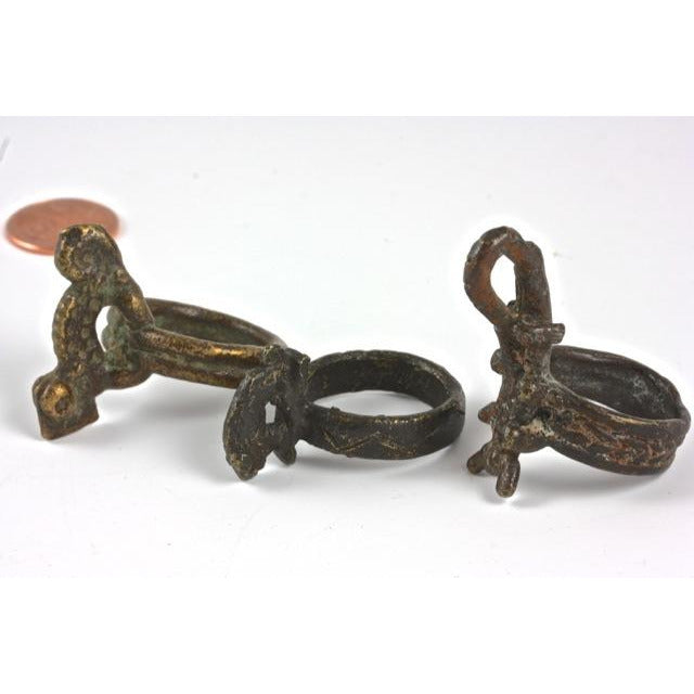 Senoufo Brass Diviner&#39;s Rings, Mali or Ivory Coast - BR033