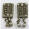 Old Yemeni Silver Rectangular Box Pendants with Dangles - P555