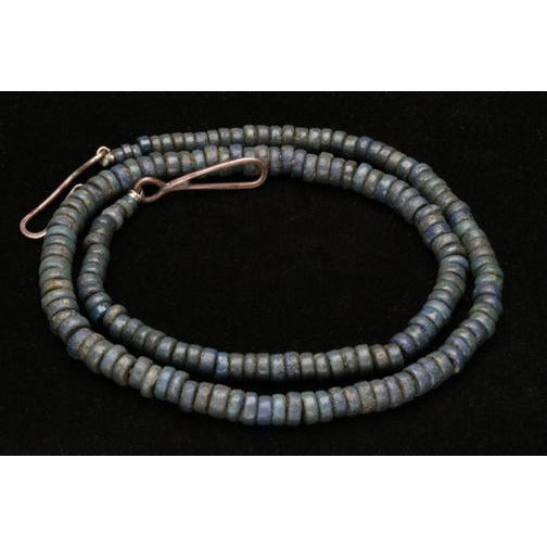 Graduated Blue Gray Egyptian Faience from Robert Liu - AN050