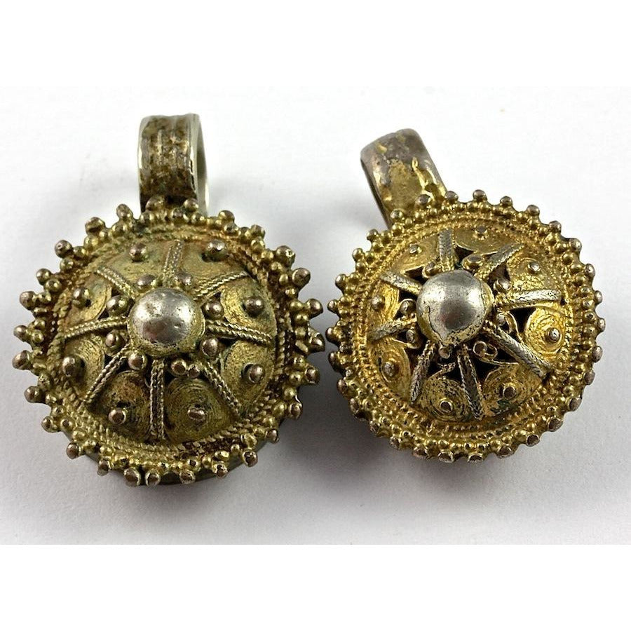 Gold-plated Round Yemenii Pendants