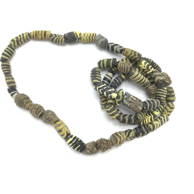 Islamic Period Ancient Glass Beads, Egypt, Strand - Rita Okrent Collection (AG099)