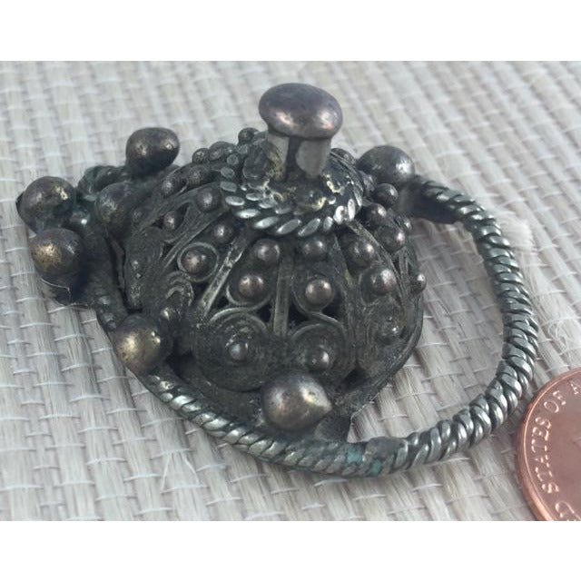 Traditional Silver Kurdish ForeHead Ornament Pendant - P706