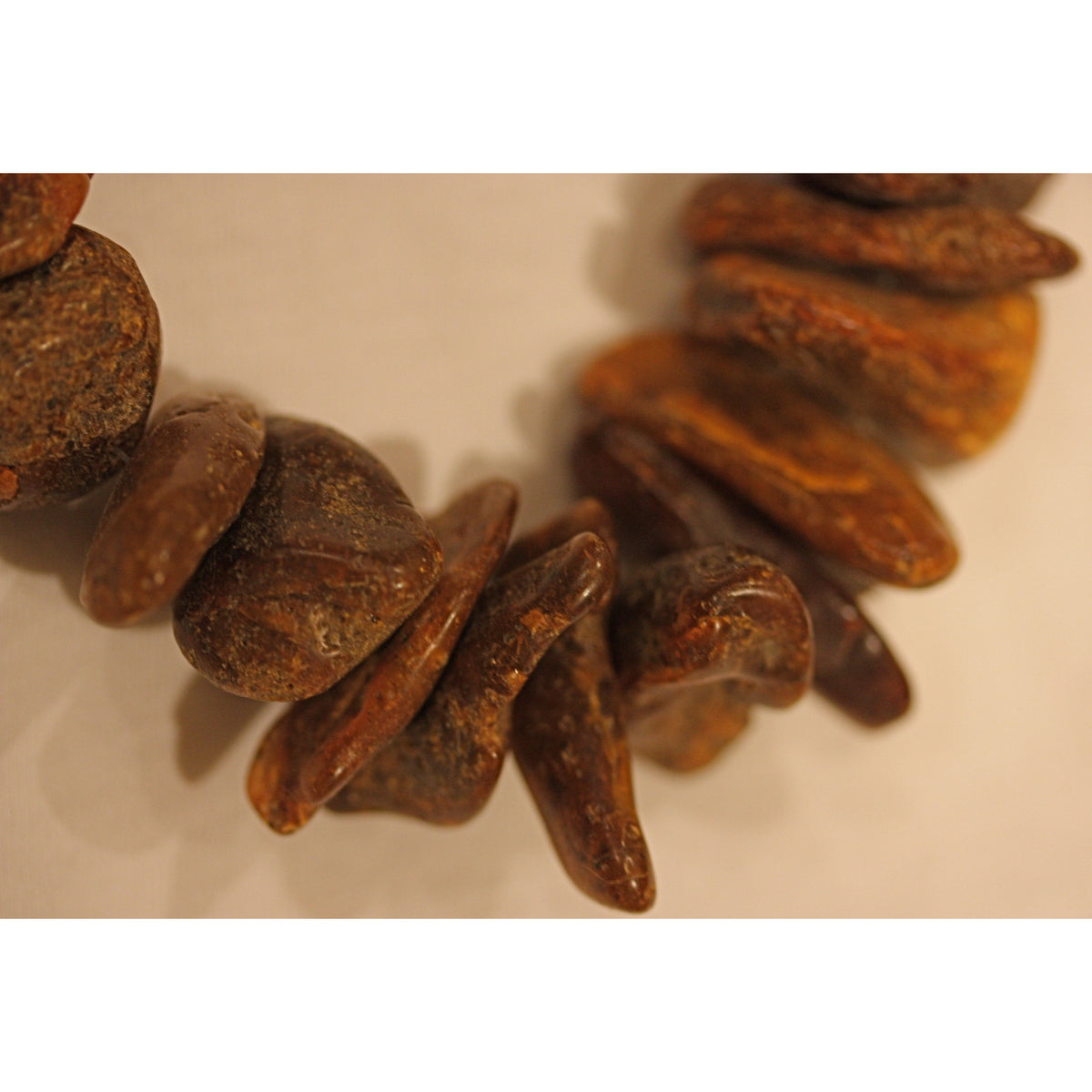 Unfinished Dark Amber Antique