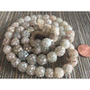 White Skunk Venetian Trade Beads, Ethiopia - AT0751