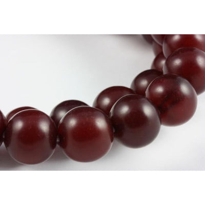 Faux Red Wine Amber Beads, Matched Rounds, Africa