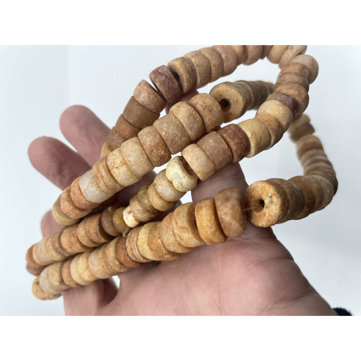 Choice of Ancient Stone Bead Strands, West Africa - Rita Okrent Collection (S635)