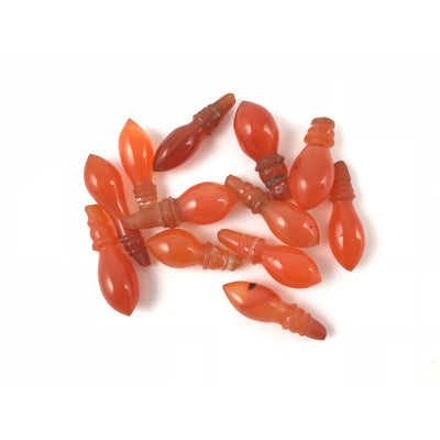 Antique Chinese Carnelian Drops, Qing Dynasty - Rita Okrent Collection (P787)