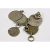 Silver Metal Zar Coin Earring Pendants, Vintage, Siwa, Egypt