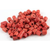 Faux Coral Glass Beads, Loose, Vintage, Africa