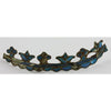 Clover and Crown Decorative Blue Antique Kingfisher Trim, China - P172