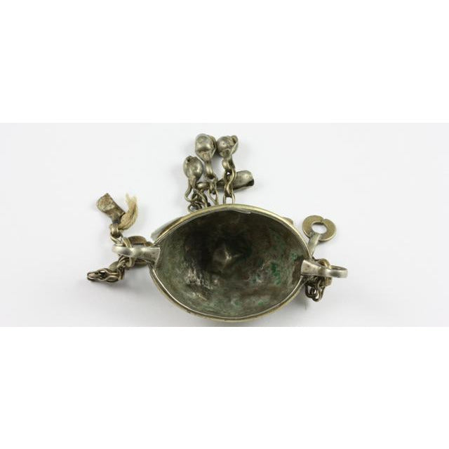 Antique Silver Hanging Pendant, North Africa 