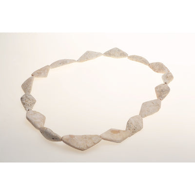 Diamond White Shell Beads Strand, Mali or Mauritania - Rita Okrent Collection (C691)
