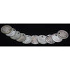 Set of 10 Antique Russian Silver Kopek Holed Coin Pendants from the Collection of Robert Liu - (P565)