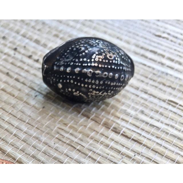 Lovely Antique Silver Mauritanian Aggrab Al Fadda Bead - Rita Okrent Collection (ANT091b)