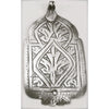 Vintage Silver Louha Khamsa Pendant, Morocco