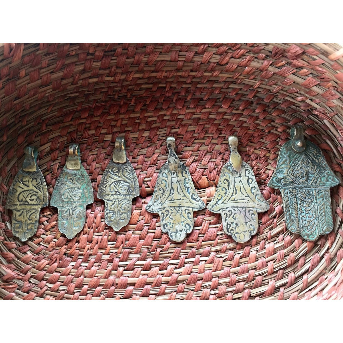 Berber Hamsa Pendants, Multiple Sizes - NP020