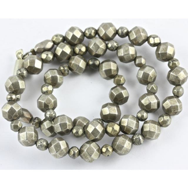 Faceted Coin Silver Metal Beads