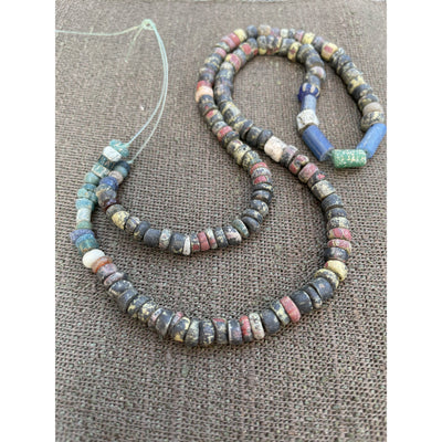 Rare Color Mix Ancient Glass Nila Beads, Mali - Rita Okrent Collection (AT0663d)