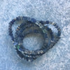 Mixed Blue Glass Translucent Ancient Glass Nila Beads, Mali - Rita Okrent Collection (AT0072b)