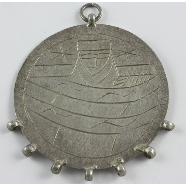 Traditional Silver Ceremonial Zar Amulet, Egypt