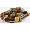 Mixed Antique Millefiore, Idar Obertstein and Agate Beads 