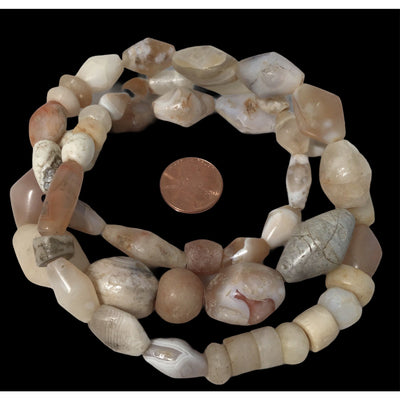 Antique Mixed Stone Beads from the African Trade - Rita Okrent Collection (S639)