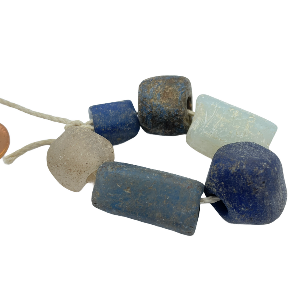 Short Strands of Antique European Glass Beads from the African Trade - Rita Okrent Collection (AT0587)