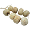 Short Strand of 8 Worn Antique European Glass Beads, from West Africa, Antique Trade Beads - Rita Okrent Collection (ANT569)