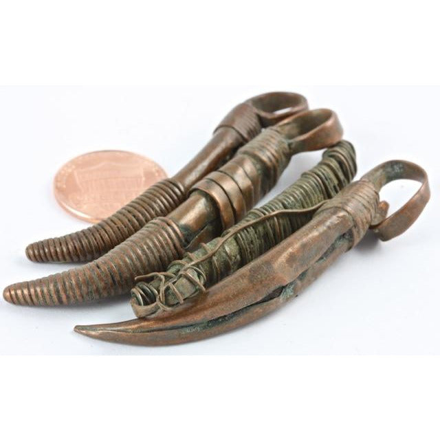 Copper Dagger Pendants, Old, Africa 