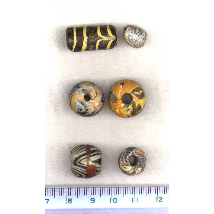 Ancient glass bead - Roman Era or Early Islamic period from Syrian Collector