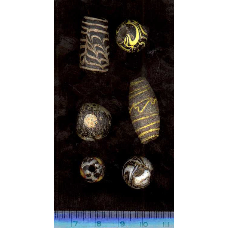 Ancient glass beads from Egypt 