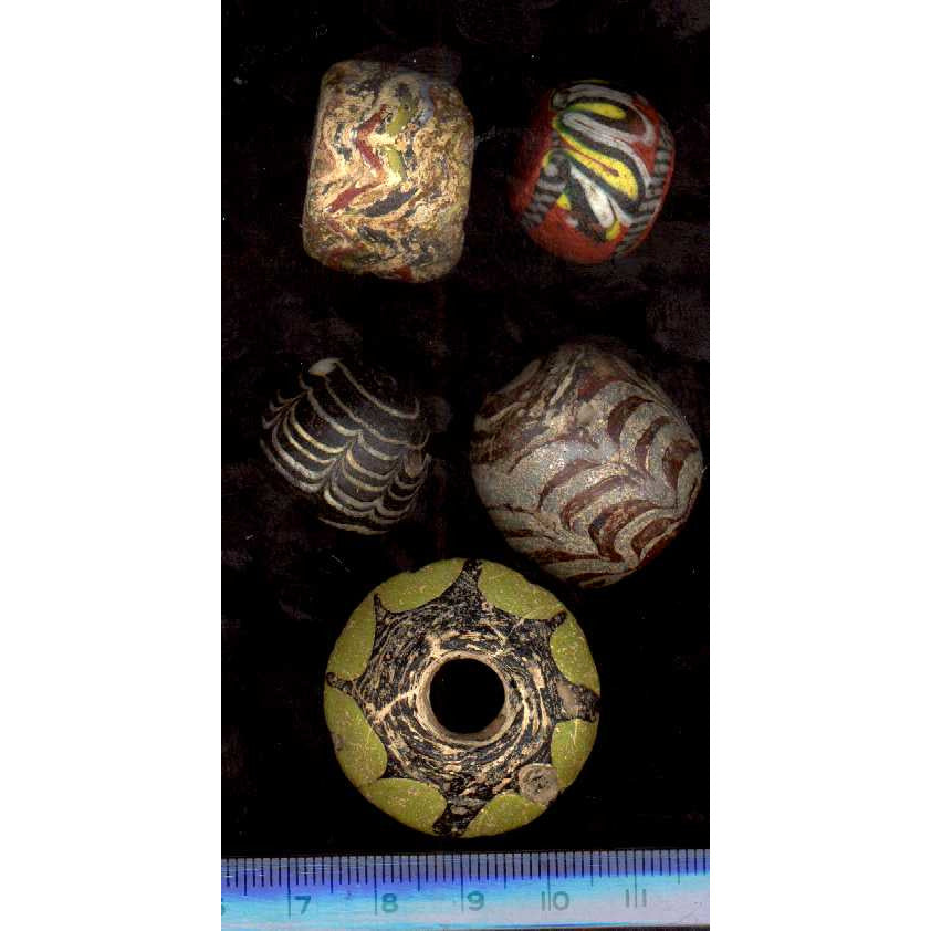 Ancient glass bead, Middle East