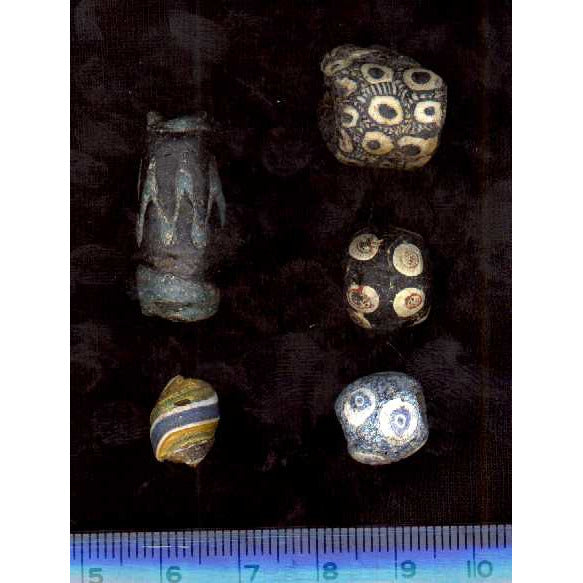 Ancient glass bead from Middle East