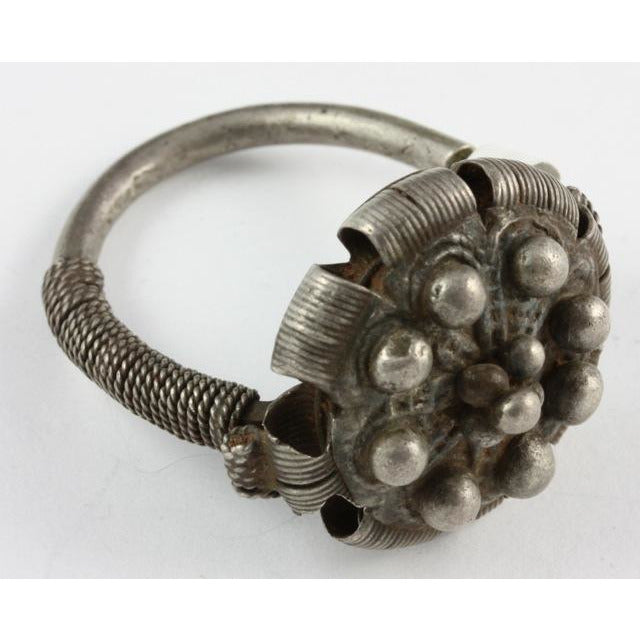 Old Ethiopian Silver Earring - P024