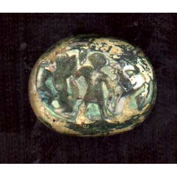 Ancient faience seal, Egypt