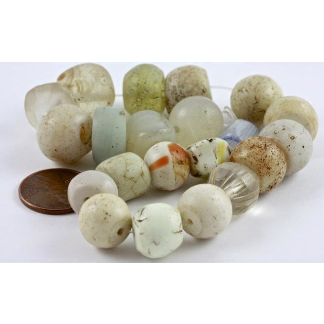 Mixed Ancient and Antique Glass and Stone Beads