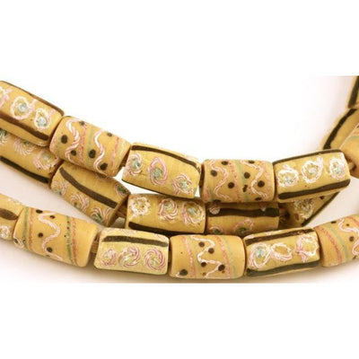 Venetian Pale Yellow Glass beads, African Trade
