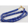 Russian Blues Hand-Faceted Glass Trade beads