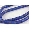 Russian Blues Hand-Faceted Glass Trade beads