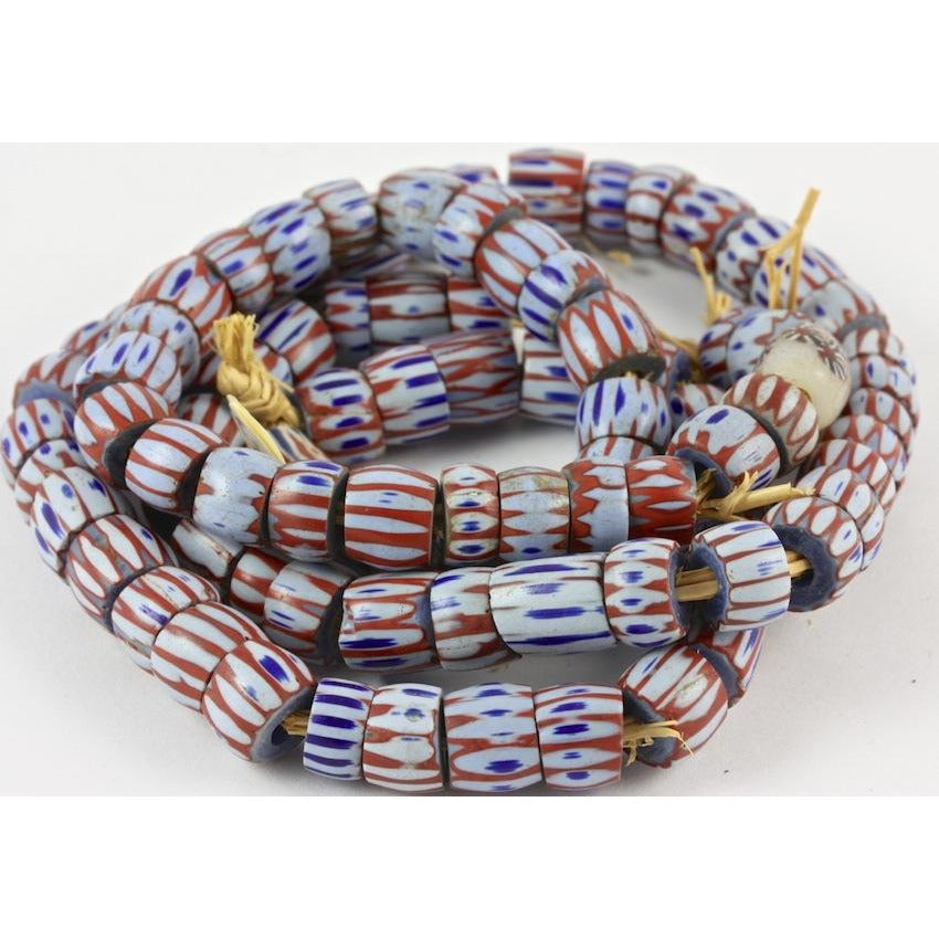 AWALA Chevron Trade Beads, Old, Venetian 