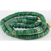 Antique Green 4-Layer Venetian Chevron beads