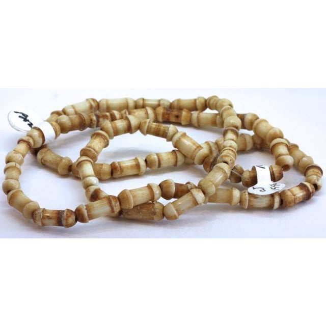 Matched Carved Bone Beads, Africa, Old - AT1556