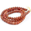 Mixed Vintage Orange Brown Pink Agate Beads