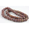 Brick-Red Striped Venetian Trade Beads, Antique